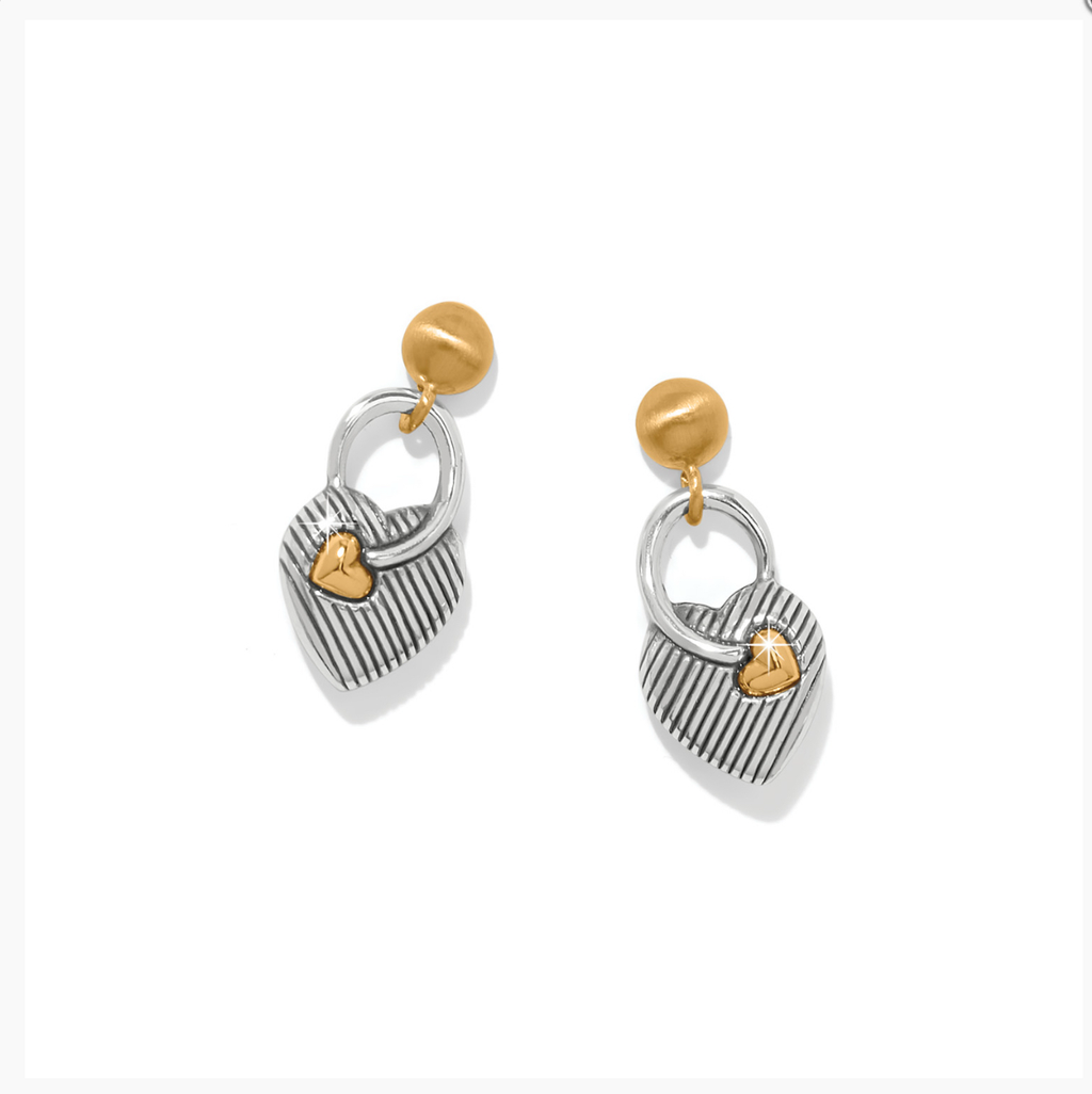 Brighton One Heart Post Drop Earring