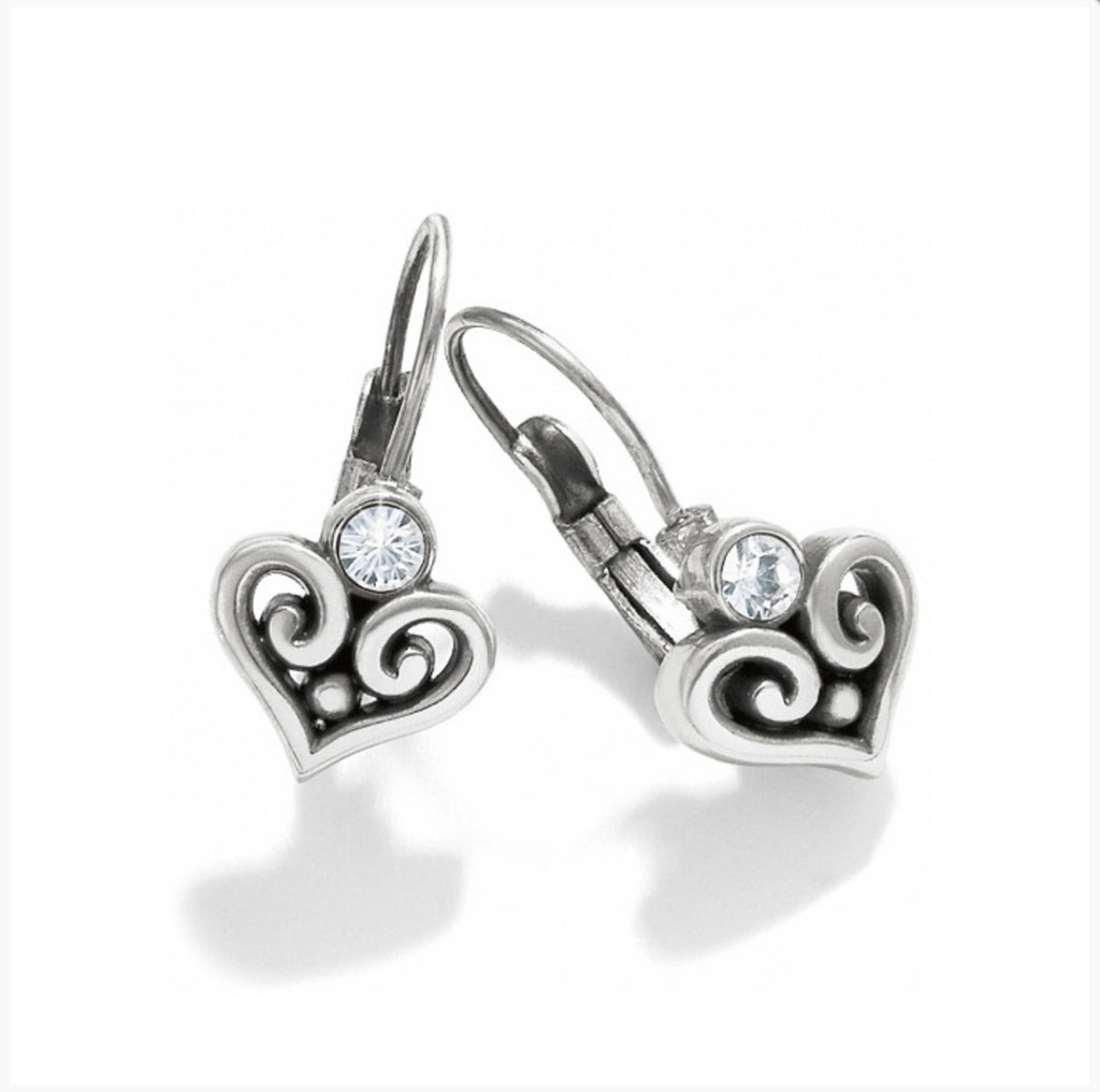 Brighton Alcazar Heart Leverback Earrings