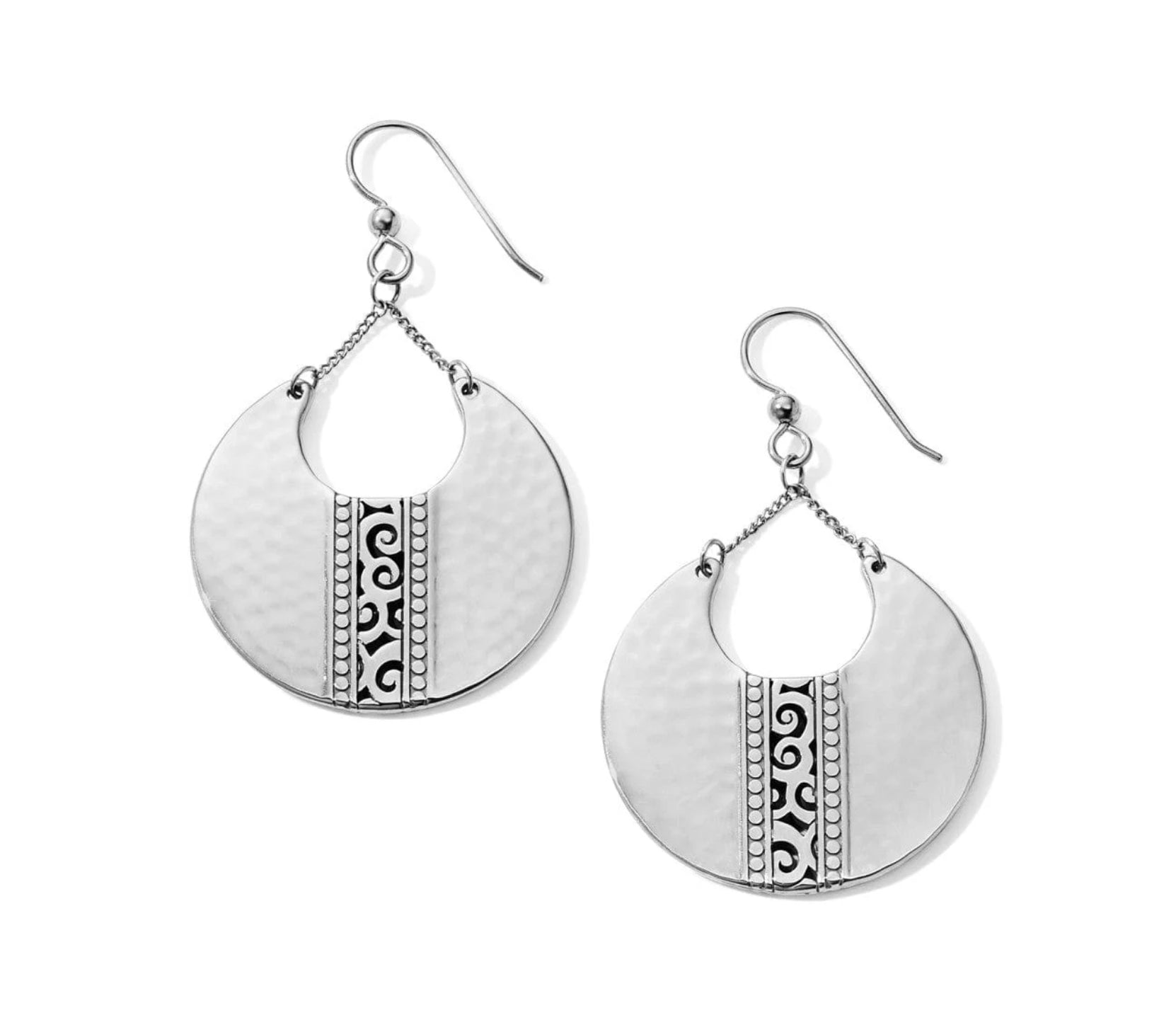 Brighton Mingle Disc L French Wire Earrings