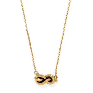 Brighton interlock Single Knot Petite Necklace
