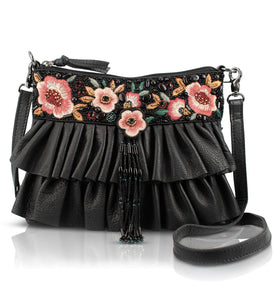 Mary Frances Floral Flair Shoulder Bag
