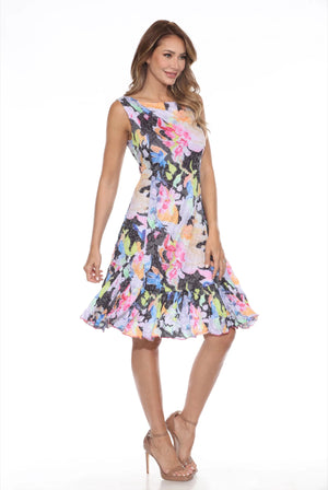 Carine Veronica Dress - Floral Splash A