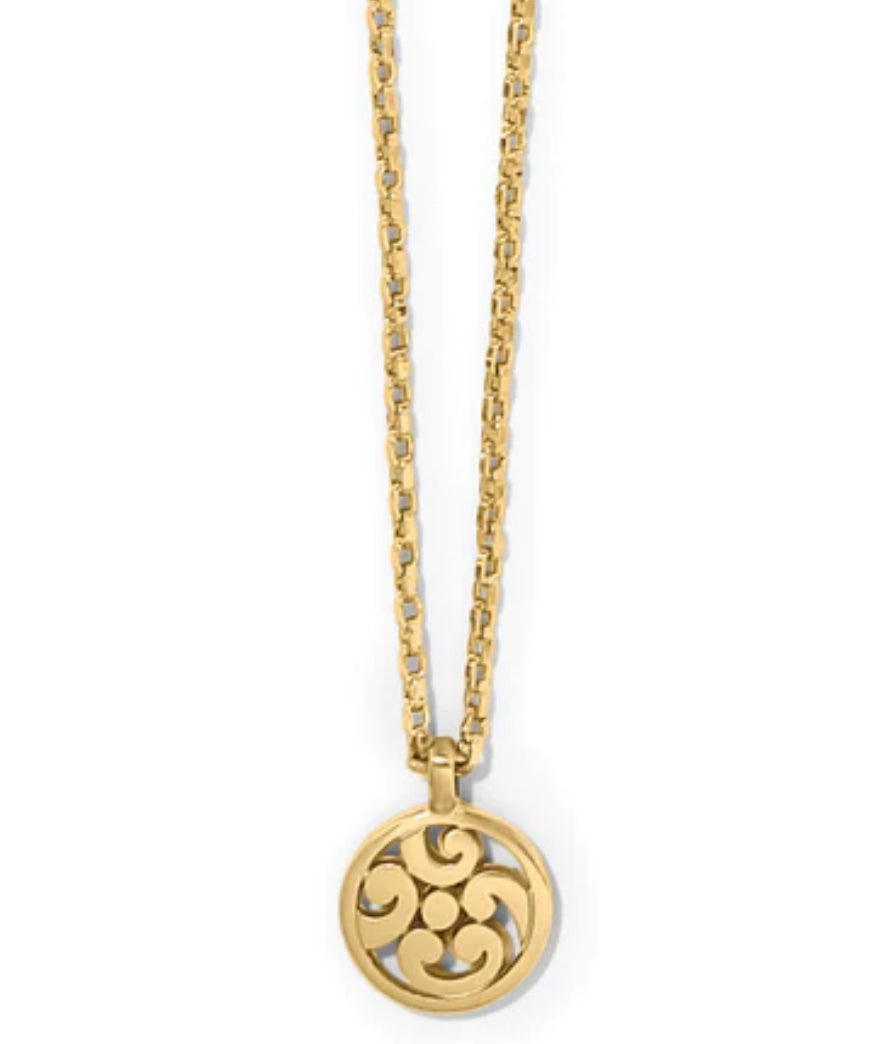 CONTEMPO GOLD MEDALLION PETITE NECKLACE JM7429