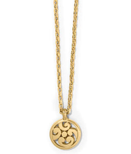 CONTEMPO GOLD MEDALLION PETITE NECKLACE JM7429