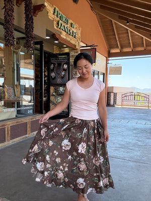 Cotton Vintage Bloom Skirt