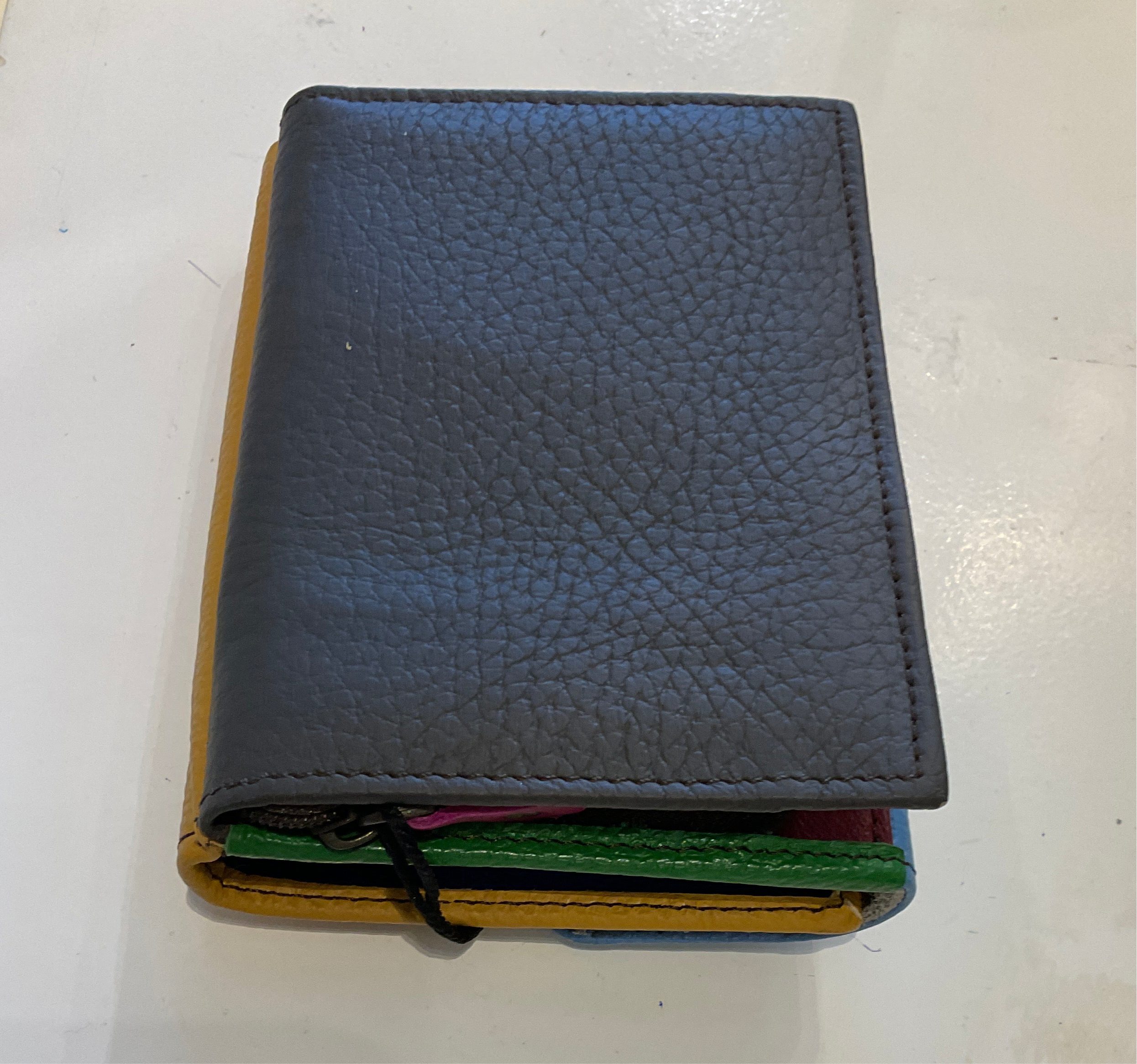 Soruka Rings Wallet Mustard/Medium Blue
