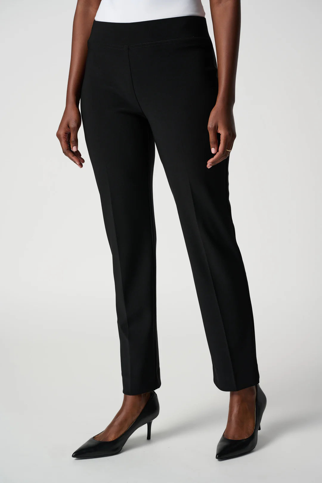 Joseph Ribkoff Black Classic Straight Leg Pant
