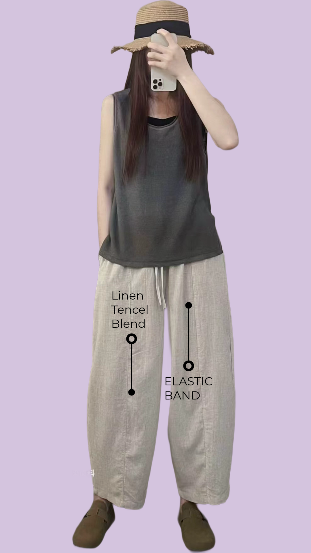 Linen Ballon Pants