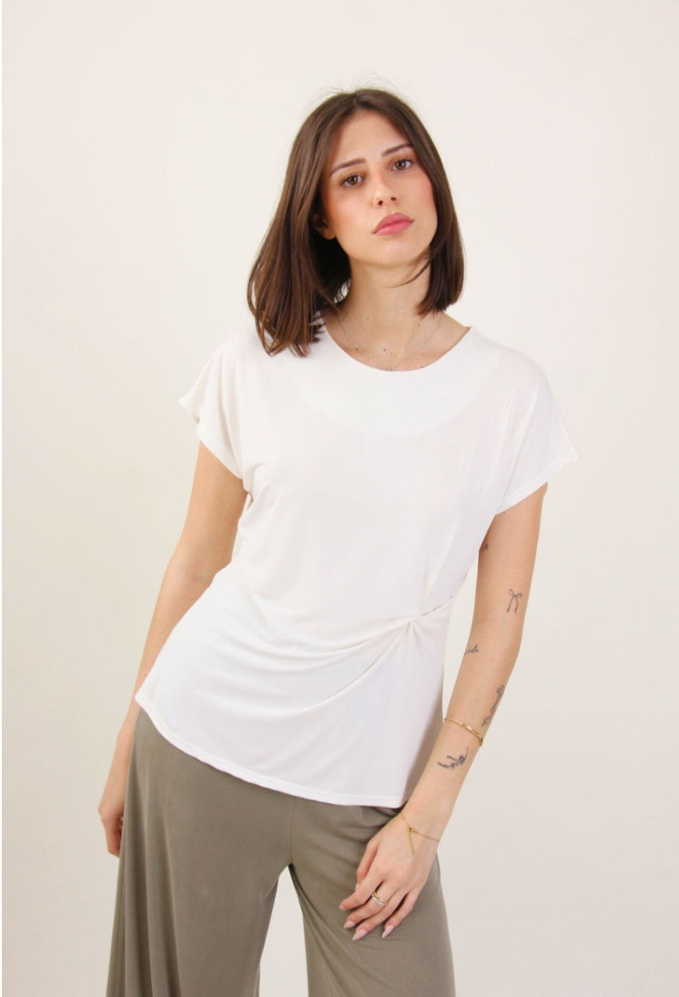 Soft Drape Side-Knot Top