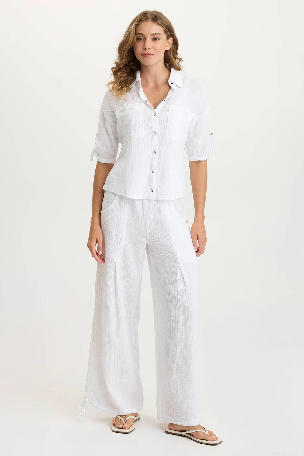 XCVI Maurice Snap Up Shirt