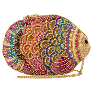 Mary Frances Crossbody Rainbow Fish