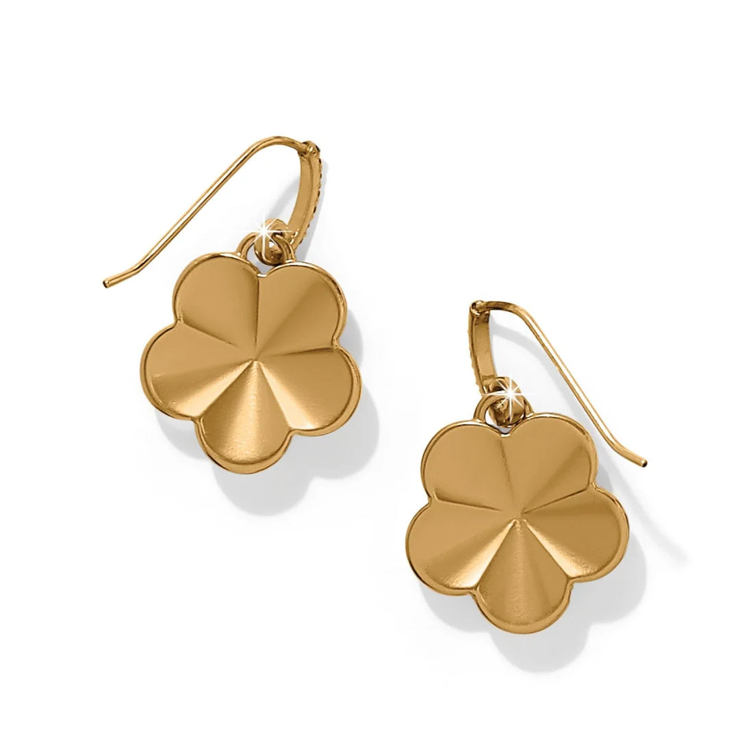 Brighton JA0266 Trust Your Journey Gold Flower Earrings