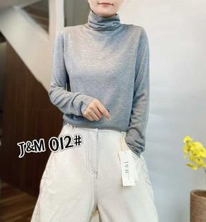 Essential Lightweight Scrunchy Neck Sweater
