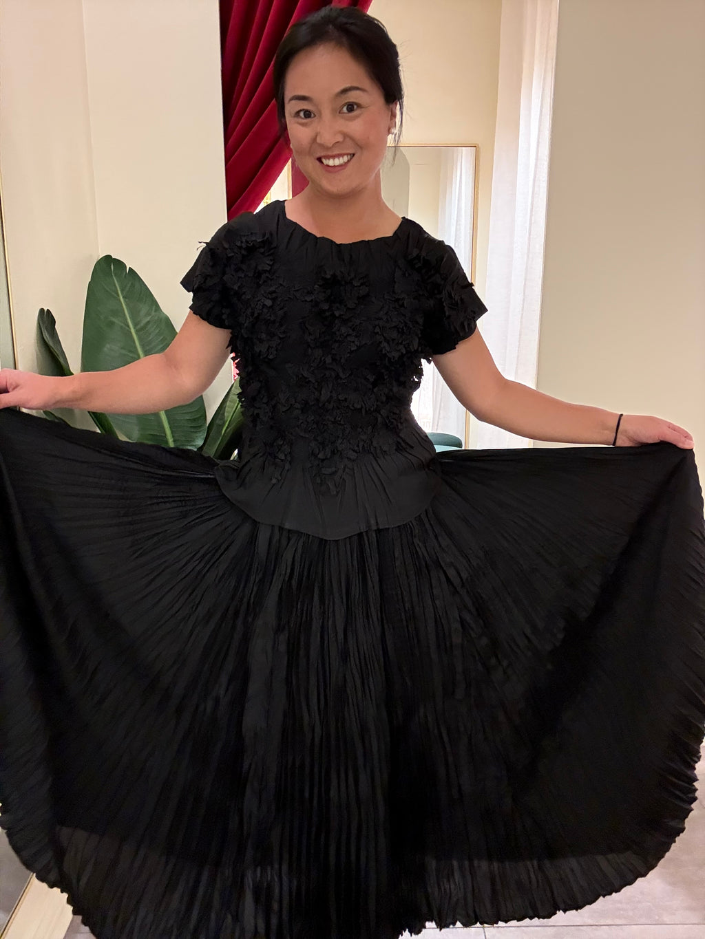 Crinkled Maxi Skirt – One Size