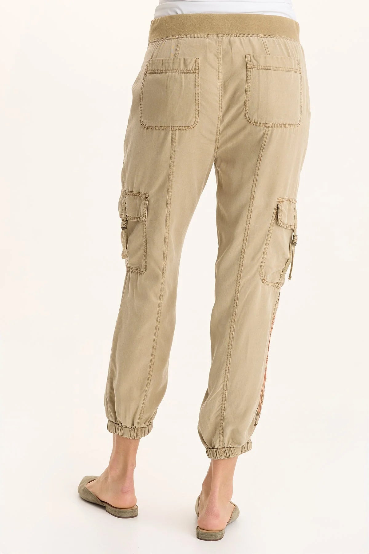 XCVI Embroidered Darri Jogger