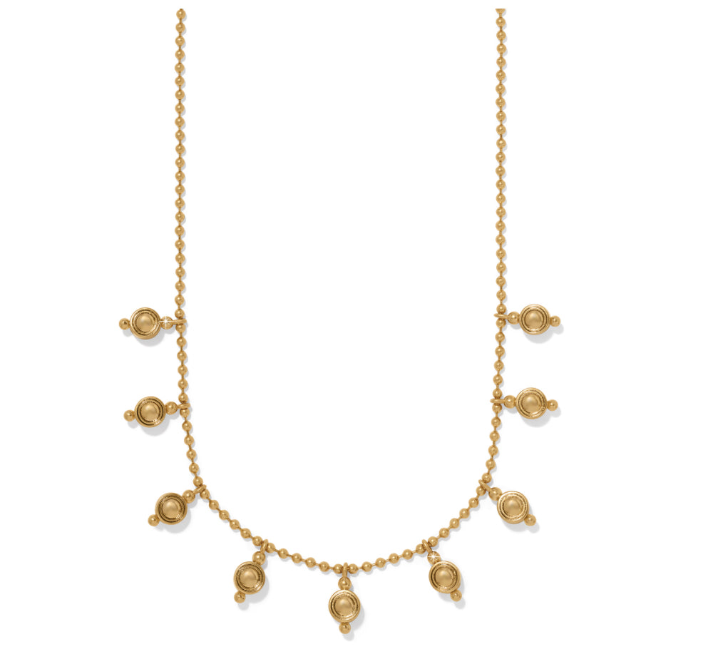 Twinkle Mod Droplet Reversible Necklace Gold Jm7528