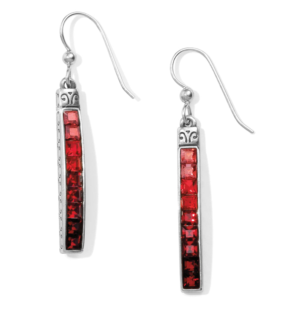 Spectrum French Wire Earrings Red JA3141