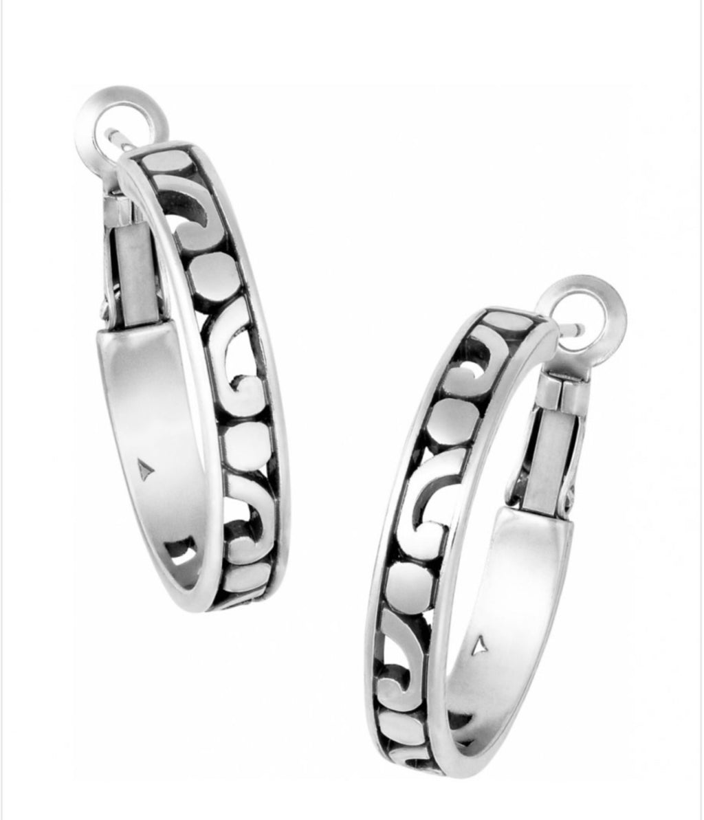 Brighton Contempo Silver Small Hoop Earrings 