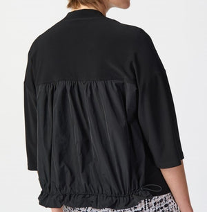 JOSE BLK/MIDNIGHT BLUE COVER UP/ DOLMAN SLEEVES
