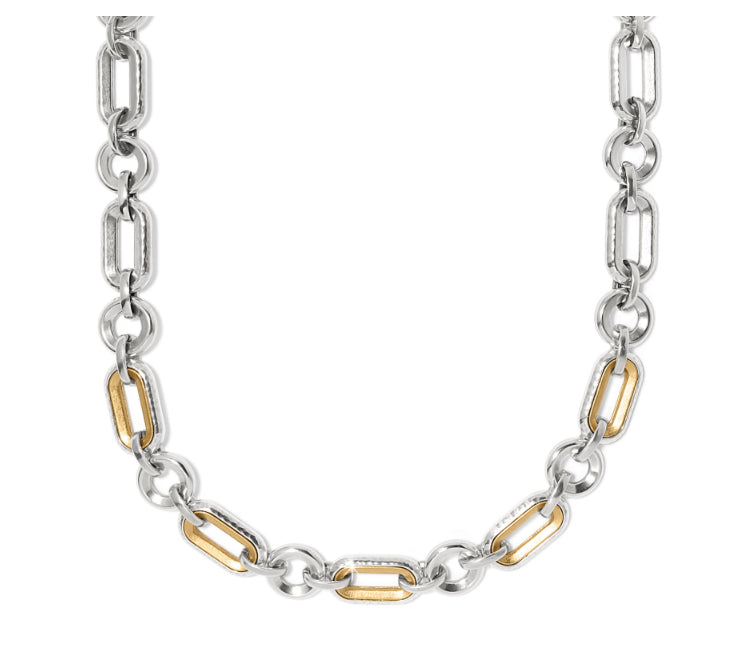 Medici Link Two Tone Necklace Jm7532