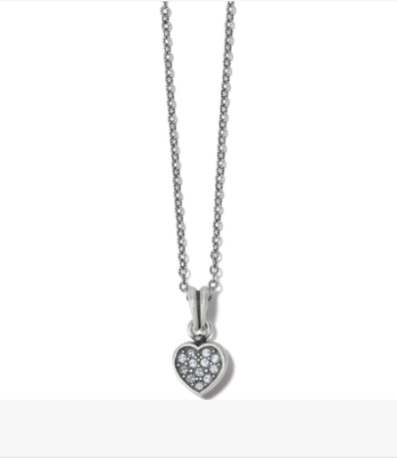 Meridian Zenith Heart Necklace Silver Jm7370