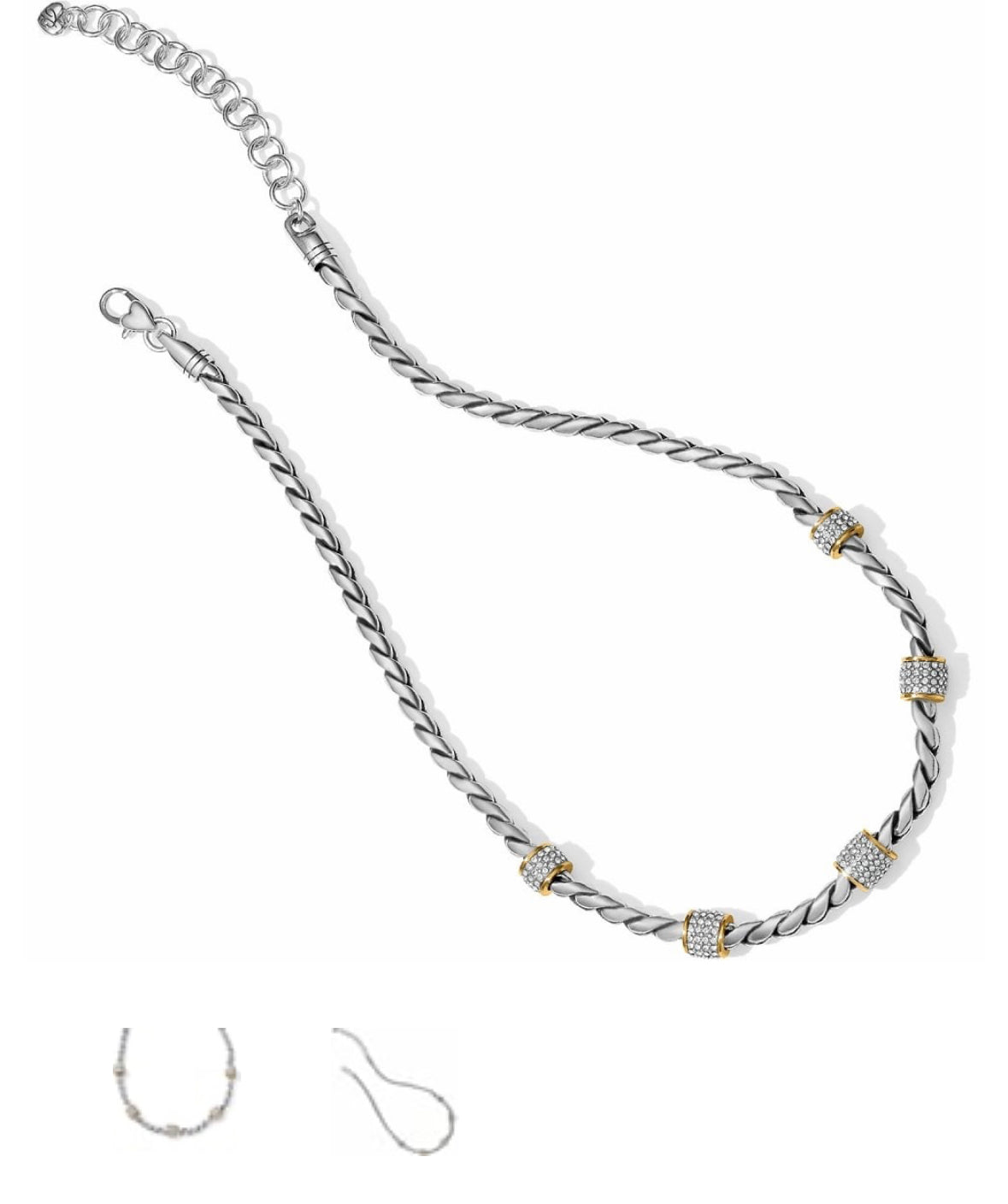 MERIDIAN NECKLACE  TWO TONE JN3480