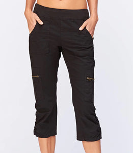 Nadia Crop Pants Black