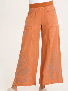 XCVI Phedora Embroidered Pant Sierra