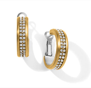 MERIDIAN TWO TONE HOOP EARRINGS JA6152