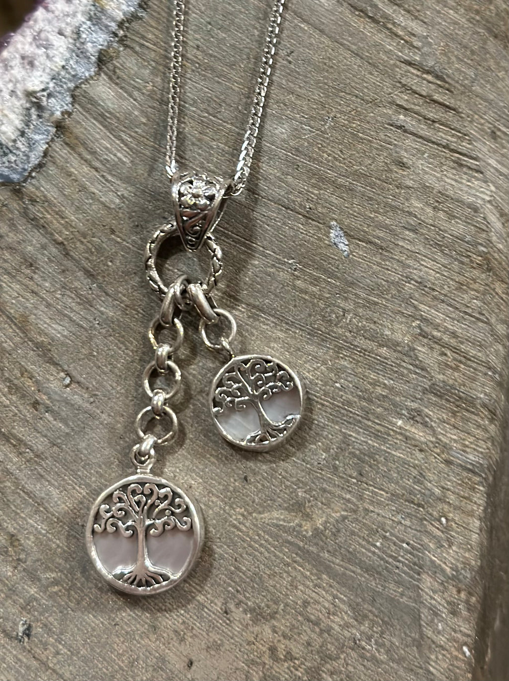 Sterling Silver Necklace Life Of Tree