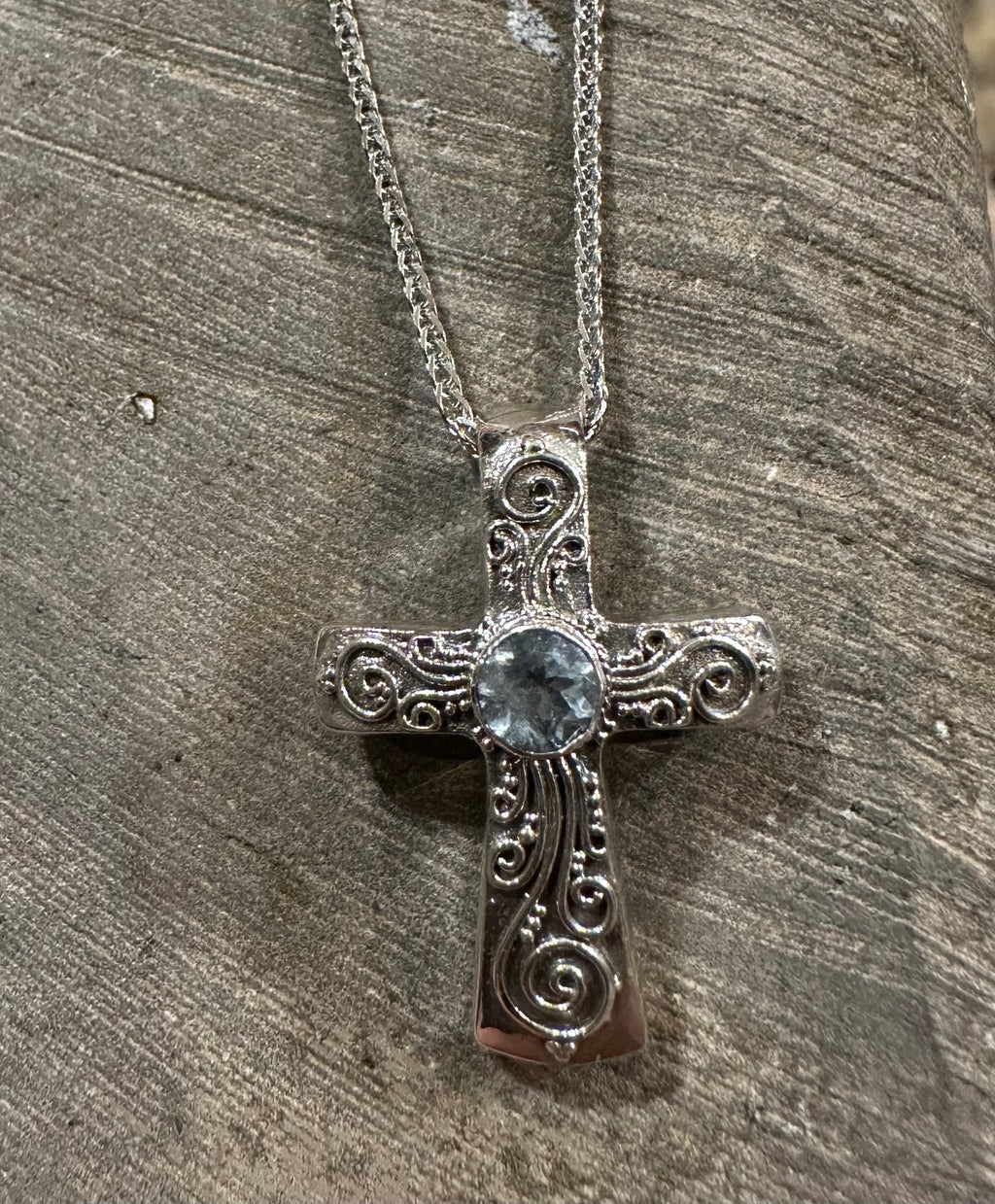 Sterling Silver Necklace Faith