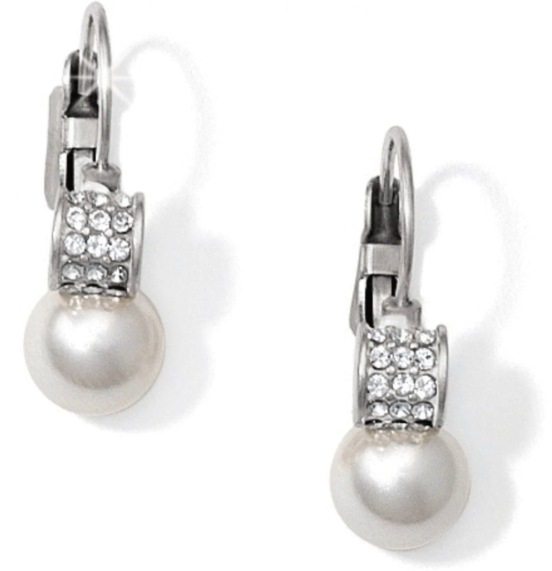 MERIDIAN PETITE PEARL LEVERBACK EARRINGS JA1302