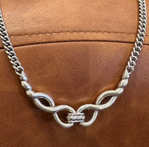 Interlok Infinity Collar Necklace JM7484