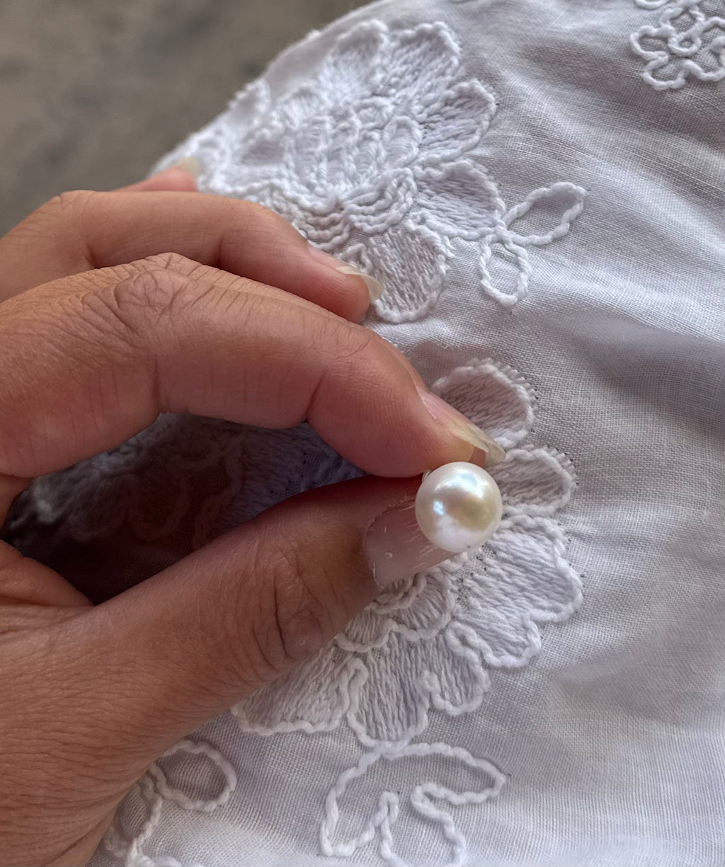 FUYU ONE PEARL EARRING 10
