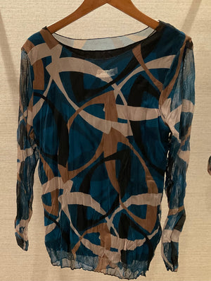 DANCE1708 Mesh Long Sleeve Top
