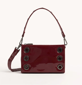 Hammitt Montana Clutch Pirouette Patent Leather