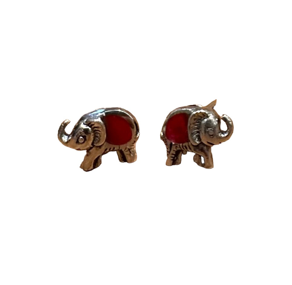 Ayuna Elephant Sterling Silver Studs