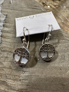 AYUN LIFE TREE STERLING SILVER EARING
