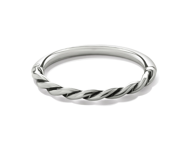 INTERLOCK TWIST HINGED BRACELET