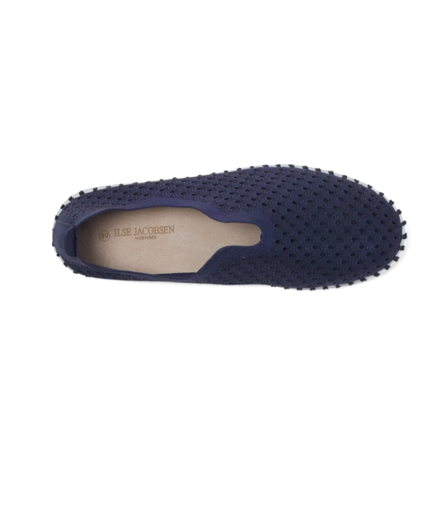 Ilse Jacobsen Tulip 0023 Platform Shoes Navy