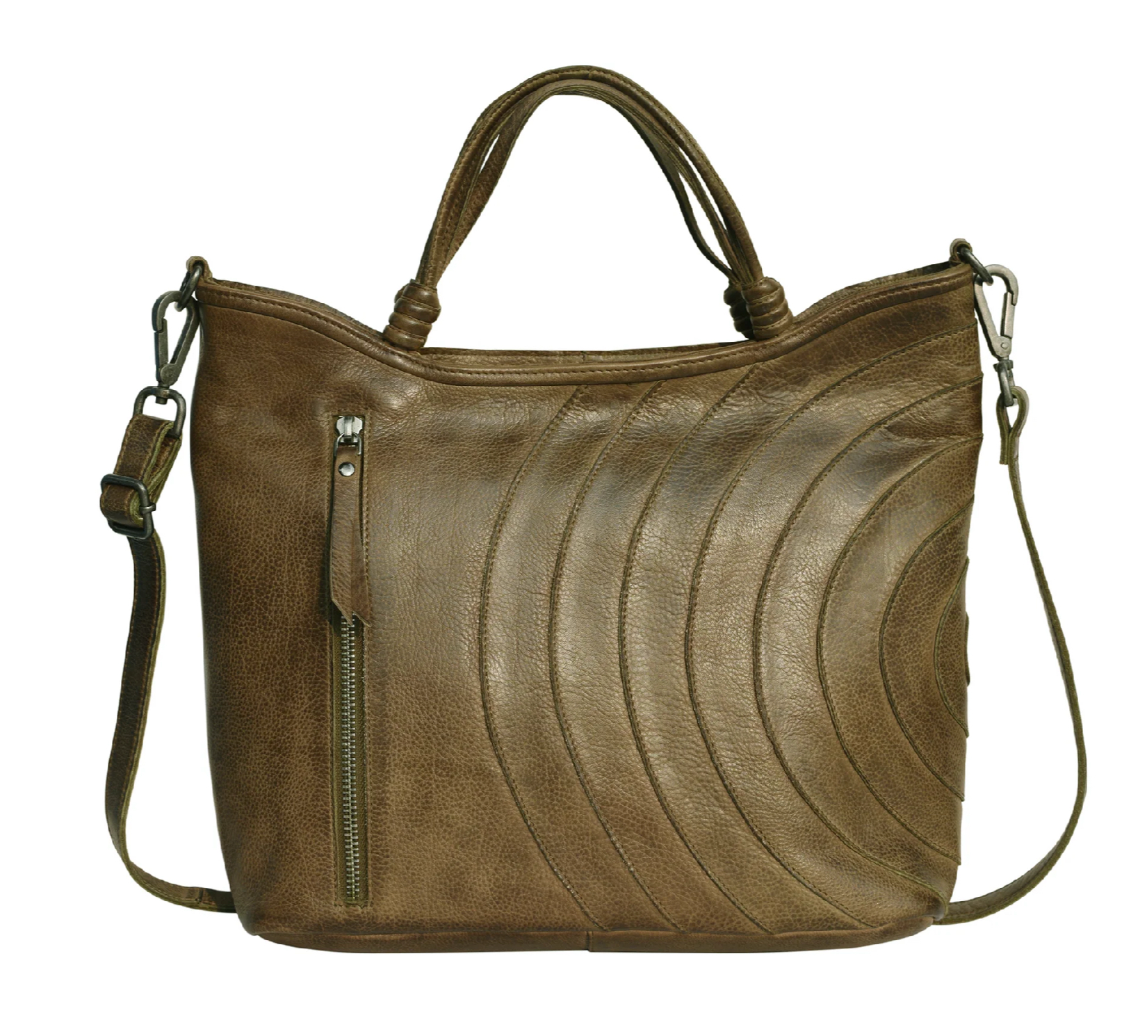 Latico Joplin Tote/Crossbody Moss