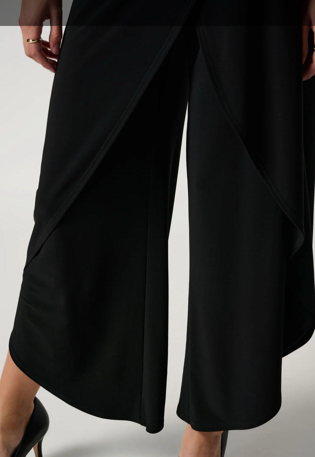 Joseph Ribkoff BLK Classic Overlay Pant