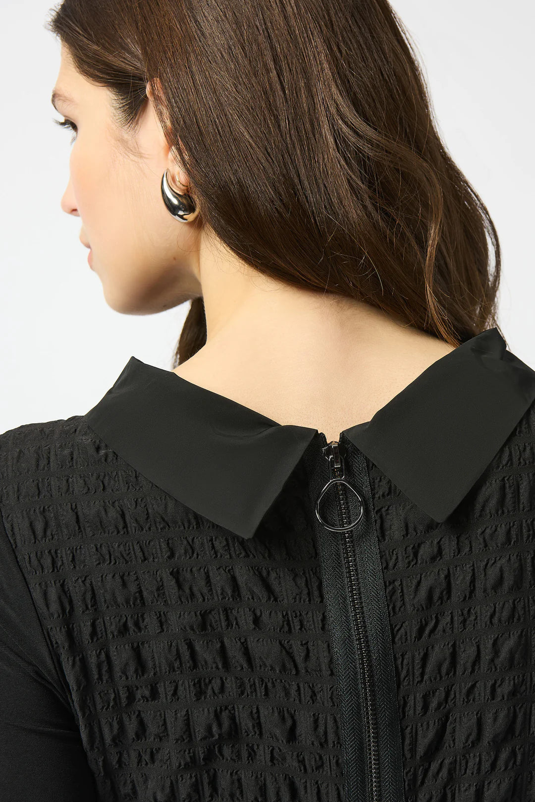 Joseph Ribkoff Bubble Jacquard & Silk Knit Cocoon Dress