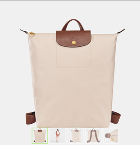 バッグ LONGCHAMP Le Pliage Club Backpack Ivory Longchamp Le Pliage Medium Backpack Paper – Clutch