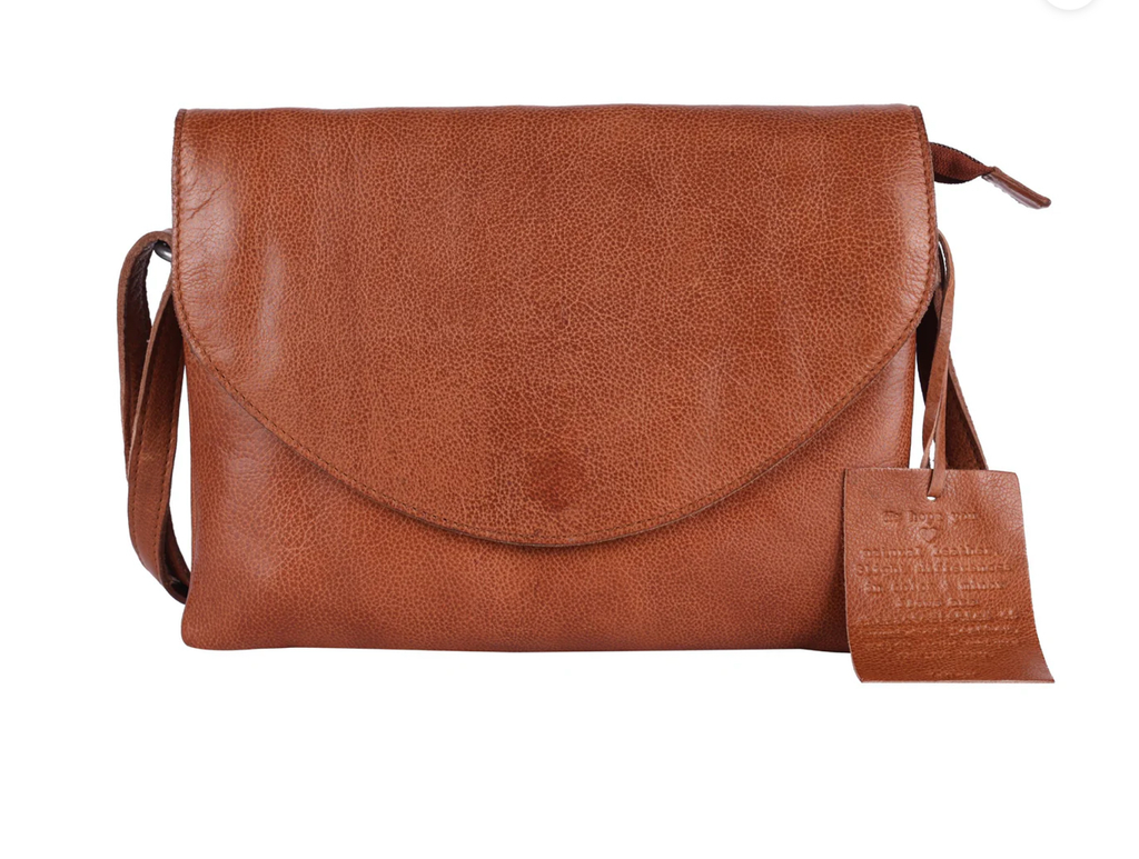 Latico Marcus Crossbody Cognac