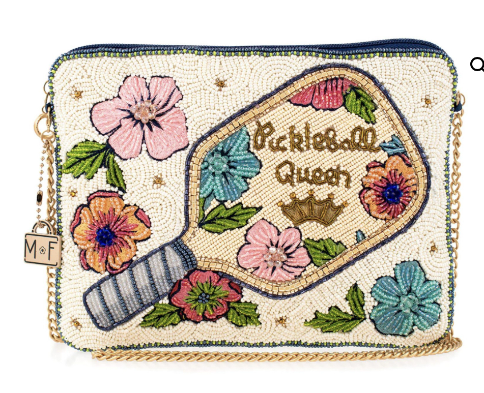Mary Frances Pickle Ball Queen crossbody