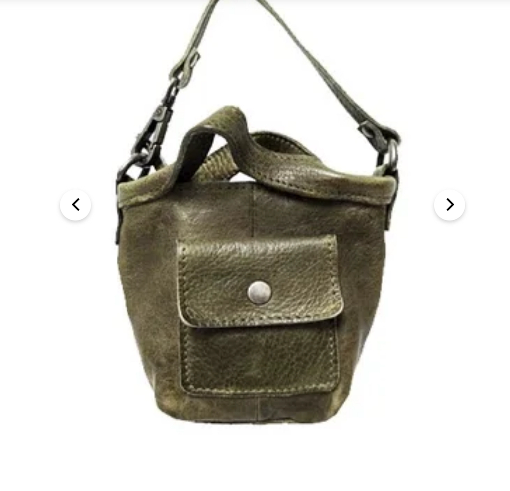 Latico Mini Bianca Bag Charm Moss
