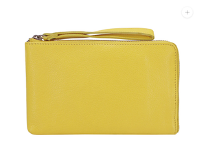 Latico Muse Wristlet Lemon Yellow