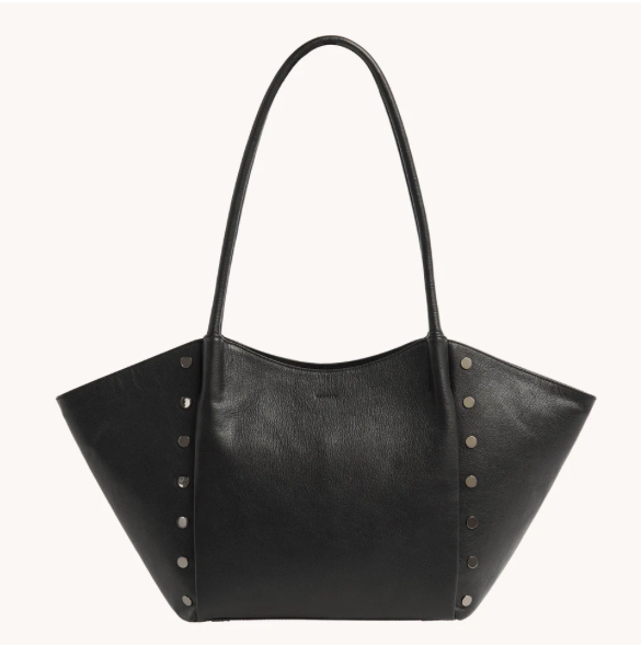 Hammitt Paul Large BLK Press Gunmetal Tote