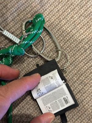 Purse Charm Tennis Bible A